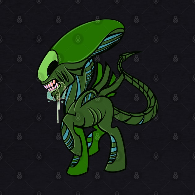 My Little Xenomorph Acid Green by StudioPM71